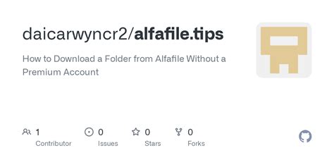 How to Download a Folder from AlfaFile Without a Premium.